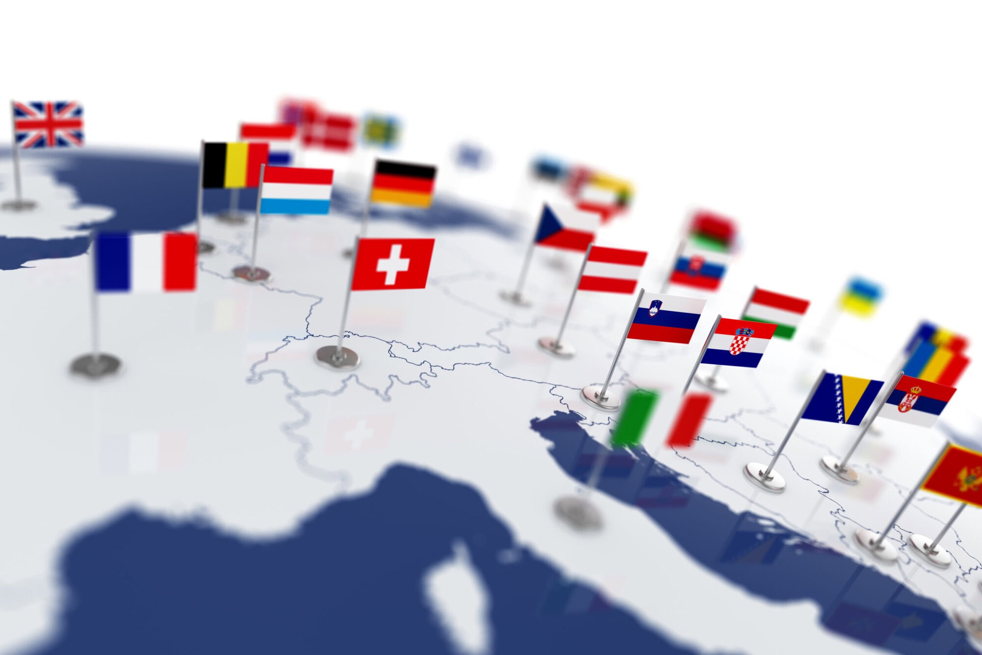 Europe map with countries flags Is your financial adviser fully qualified in your countries of residence?